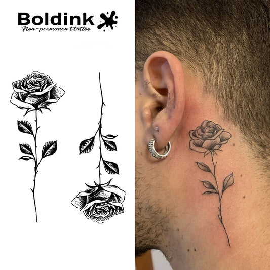 Rose Line Art